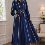 Alexandra - Vestido com cintura elegante
