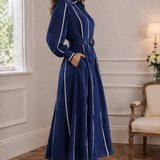 Alexandra - Vestido com cintura elegante