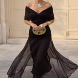 Margarida - Vestido maxi com decote em V