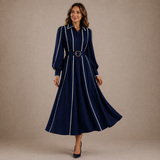 Alexandra - Vestido com cintura elegante