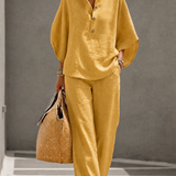 Ariel | Conjunto de Linho · Liberdade de Movimento e Elegância Natural