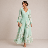 Verónica - Vestido Colorido em Verde