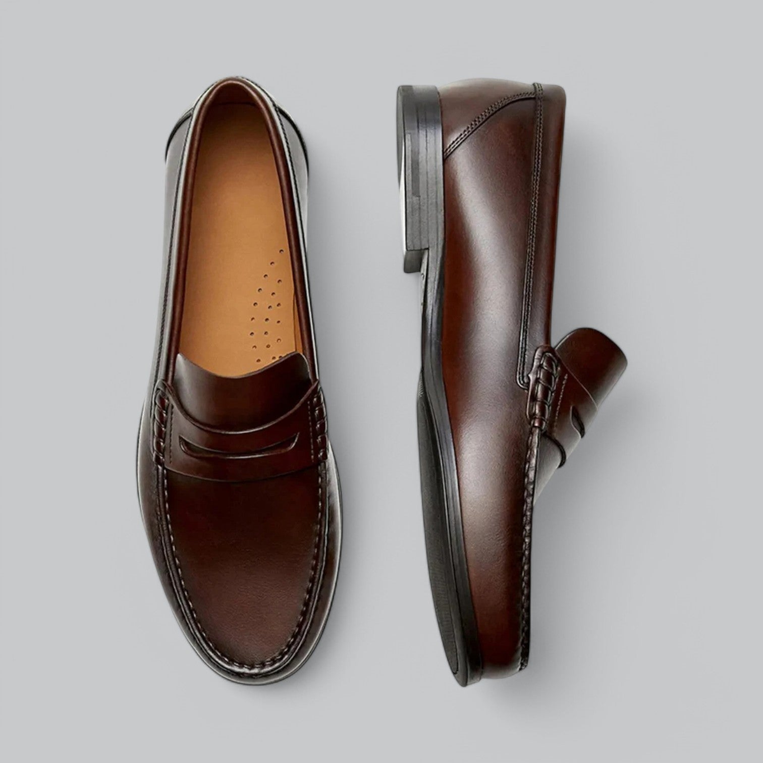 Loafers de pele elegantes