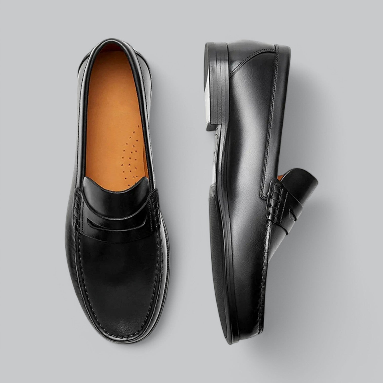 Loafers de pele elegantes