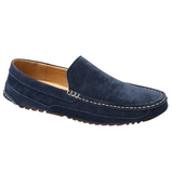 Mocassins de luxo premium em camurça