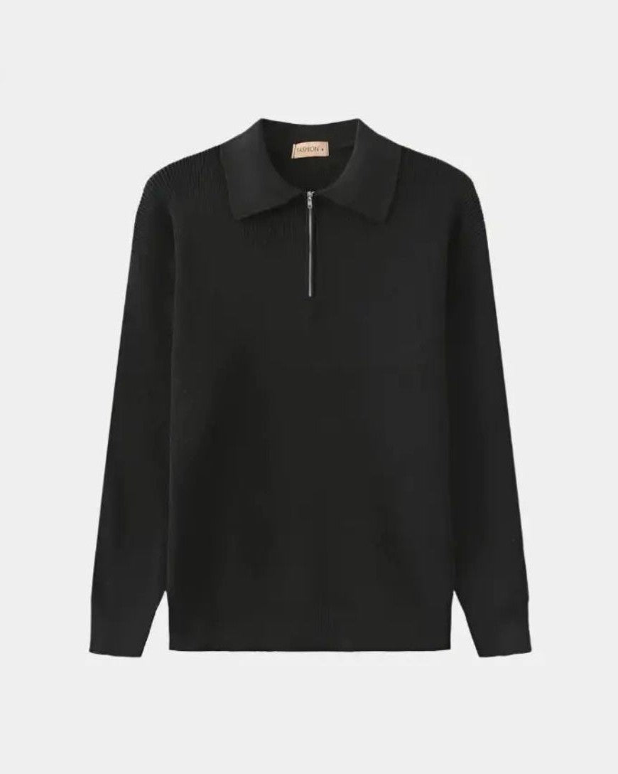 David™ | Pullover polo com fecho