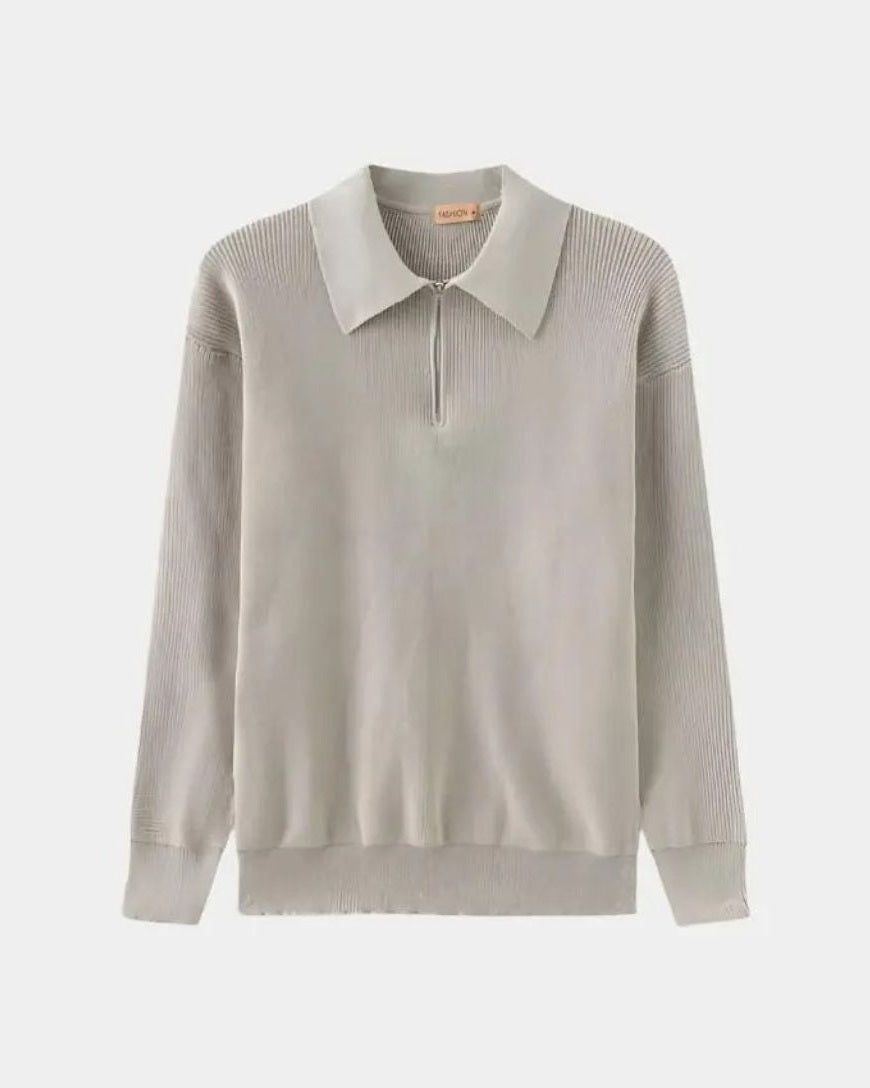 David™ | Pullover polo com fecho