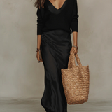 Elena | Vestido midi com pulôver incluído