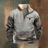 Dorian™ | Pullover elegante com meio zíper