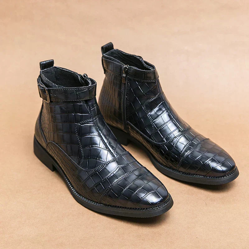 Dylan™ | Botas com fivela em pele sintética