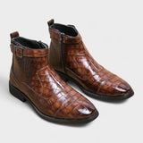 Dylan™ | Botas com fivela em pele sintética