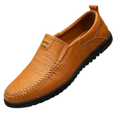Mocassins elegantes de couro