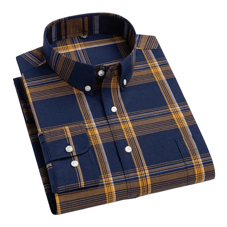 Elias™ | Camisa clássica de xadrez