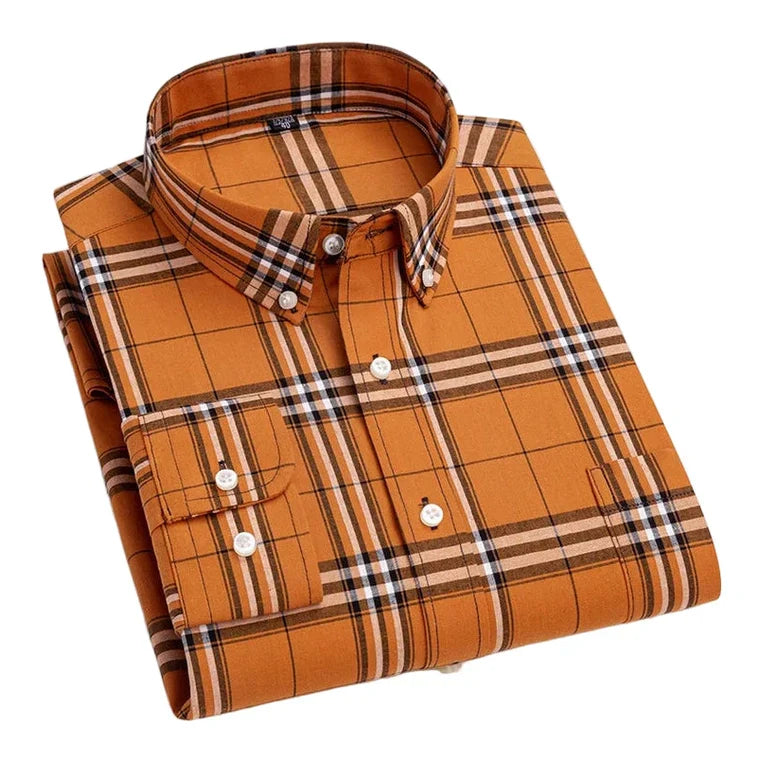 Elias™ | Camisa clássica de xadrez