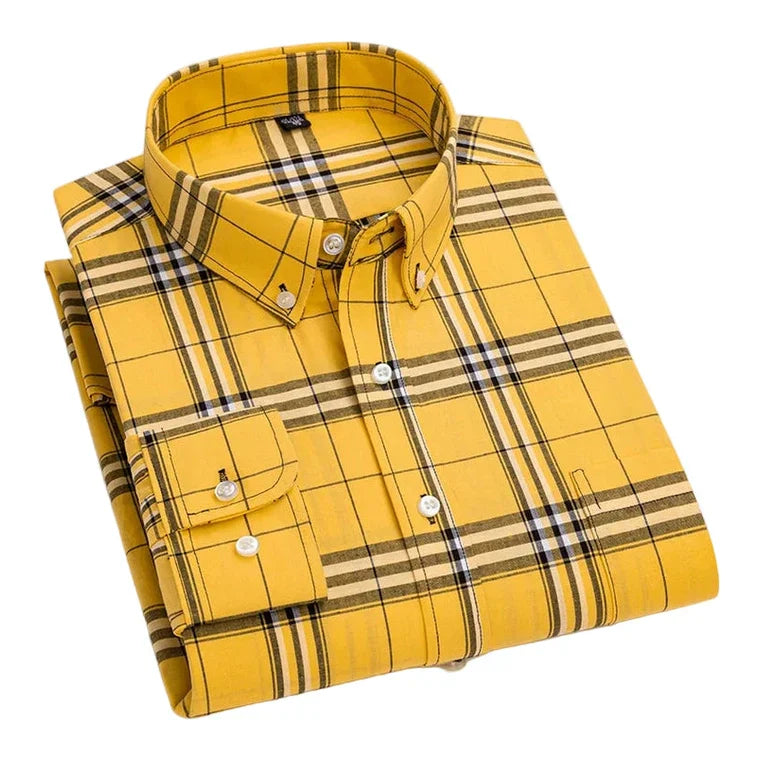 Elias™ | Camisa clássica de xadrez
