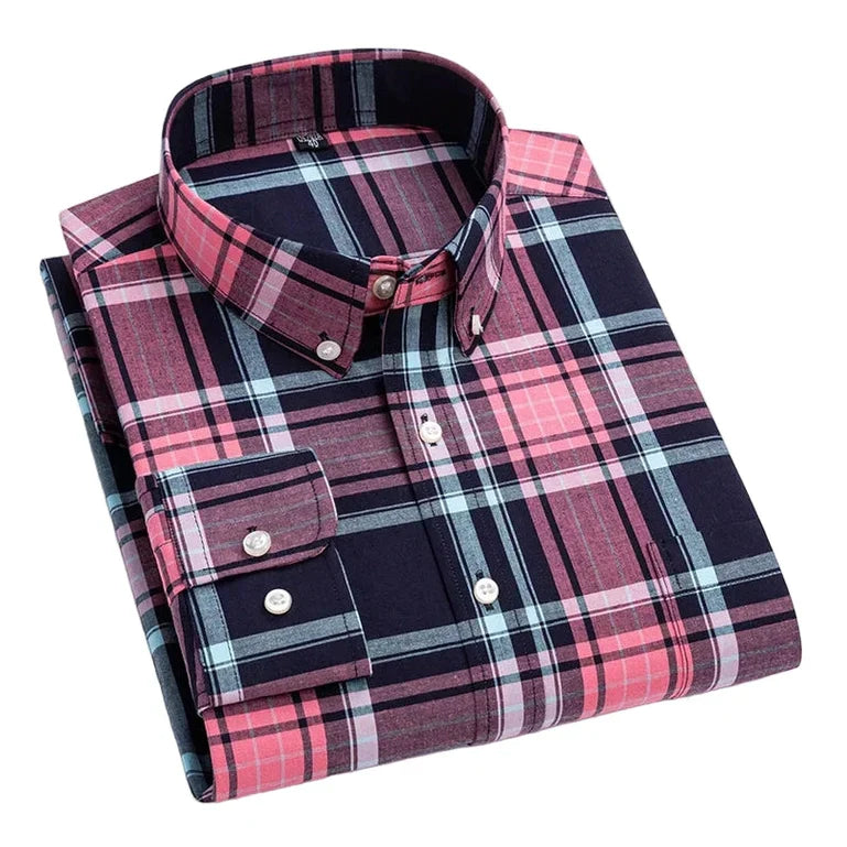 Elias™ | Camisa clássica de xadrez