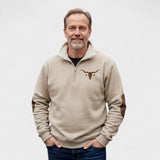 Émeric™ | Pullover elegante com meio zíper