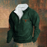 Émeric™ | Pullover elegante com meio zíper