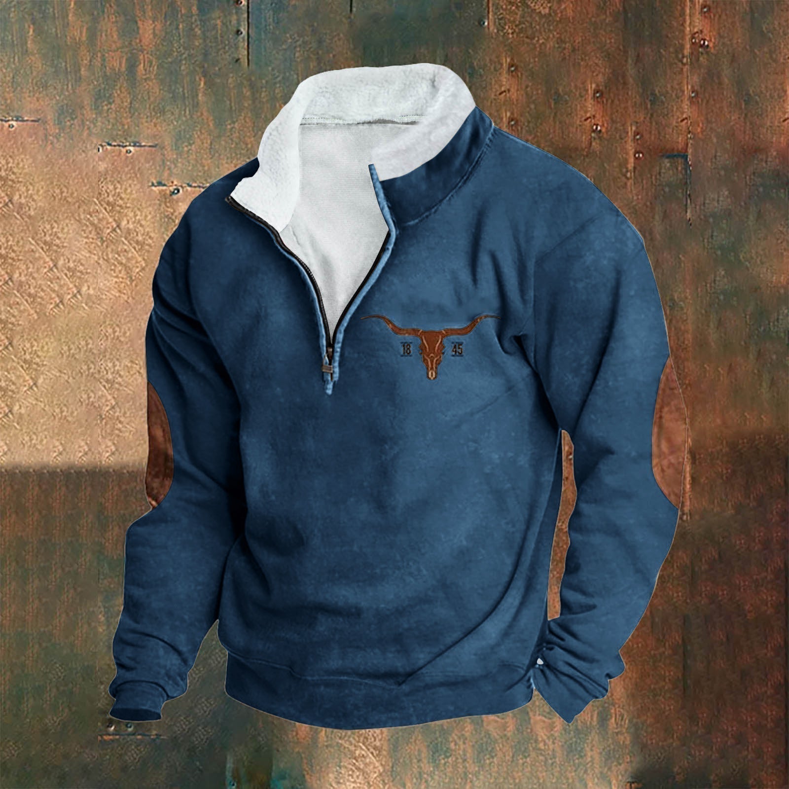 Émeric™ | Pullover elegante com meio zíper