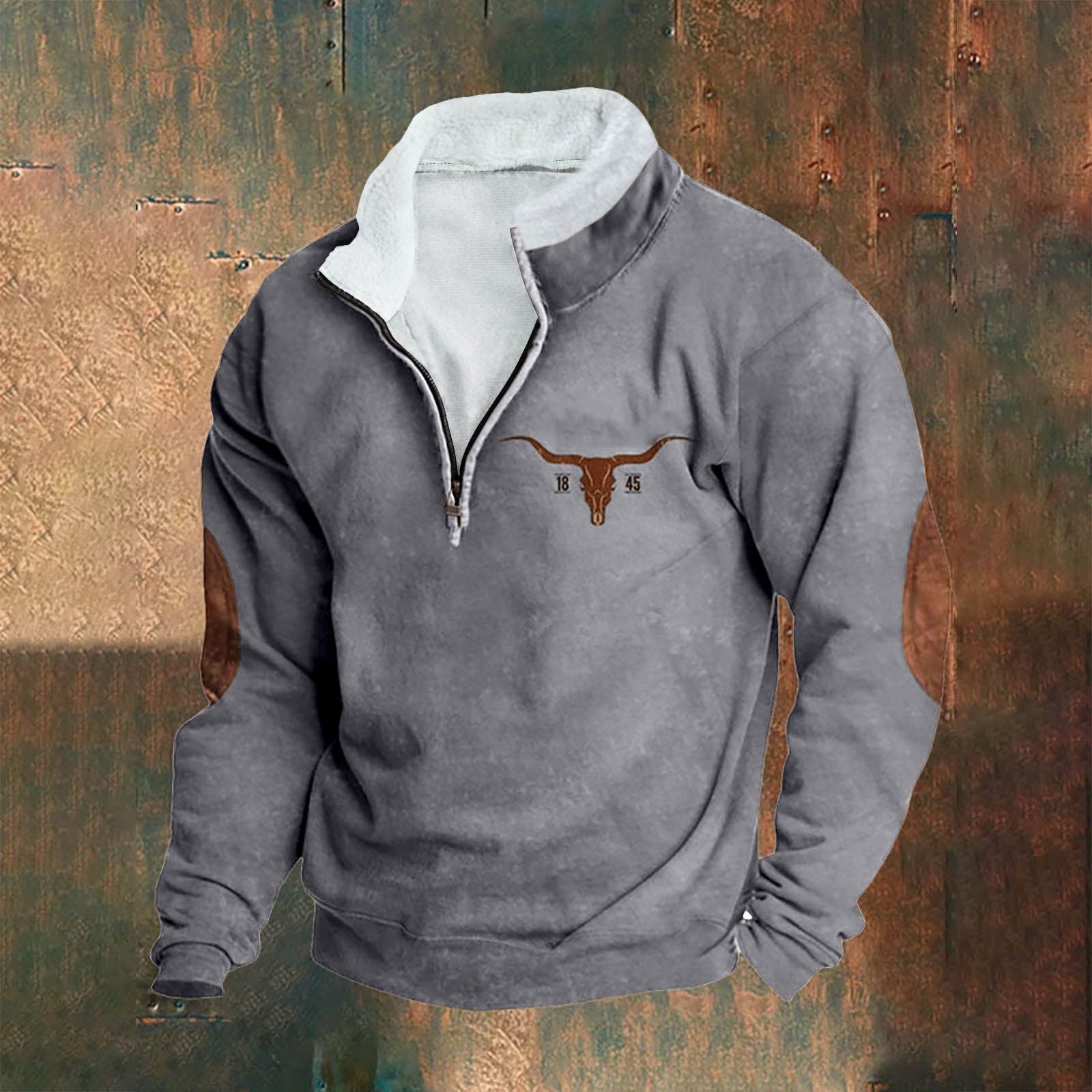 Émeric™ | Pullover elegante com meio zíper