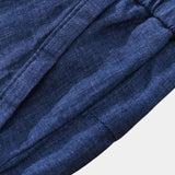Felix™ | Calças de linho em azul