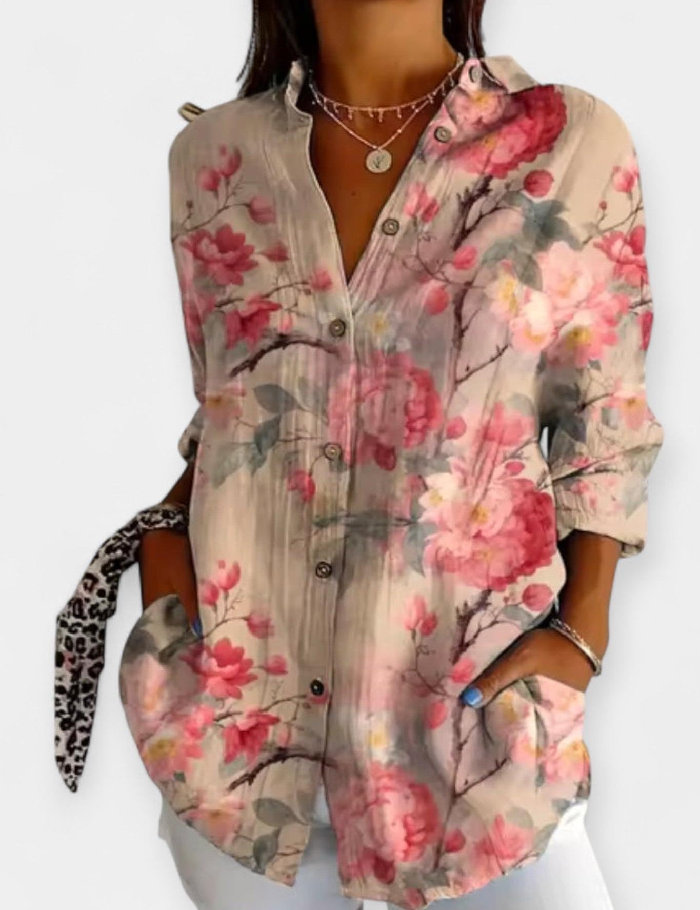 Frida | Camisa com estampado floral