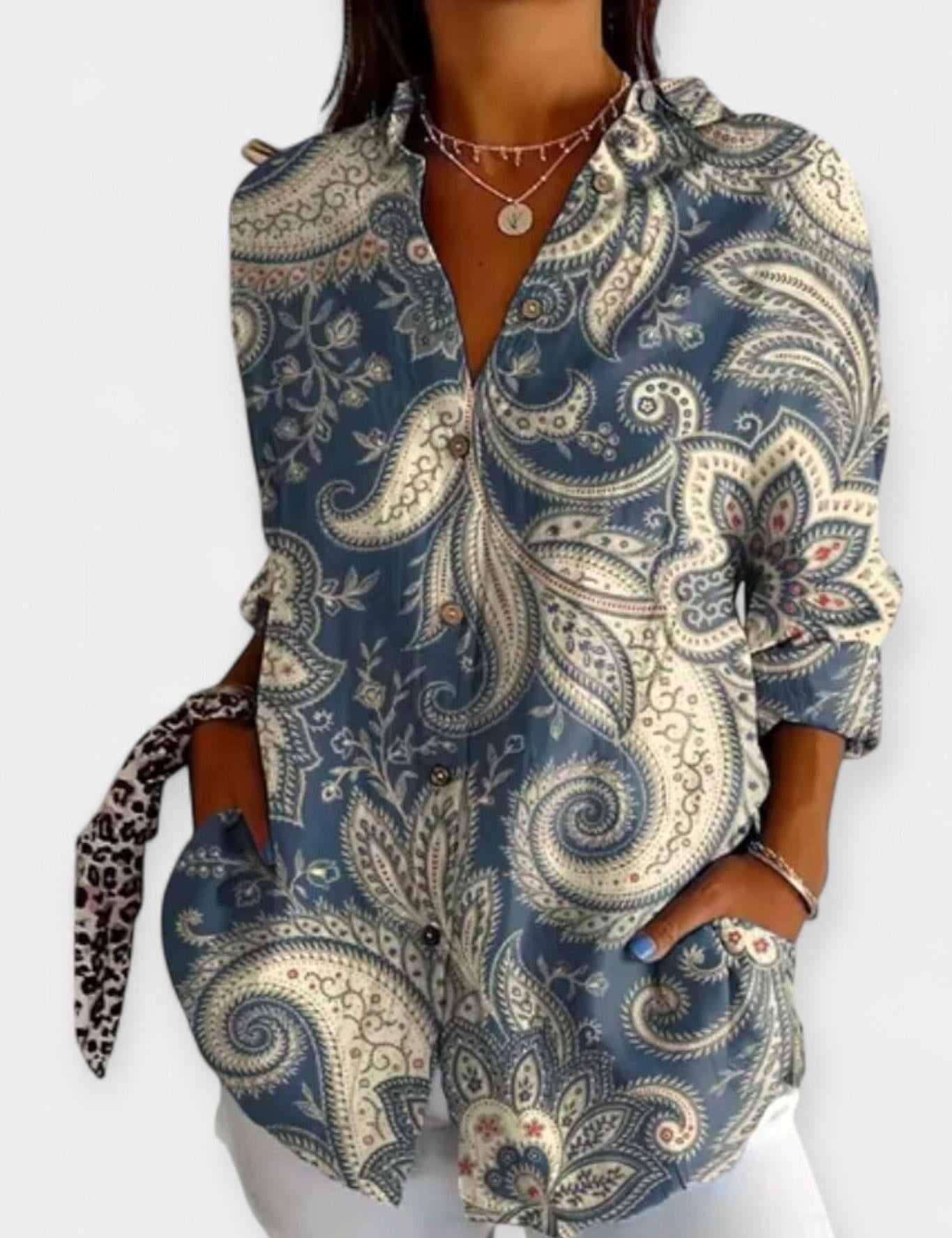 Frida | Camisa com estampado floral