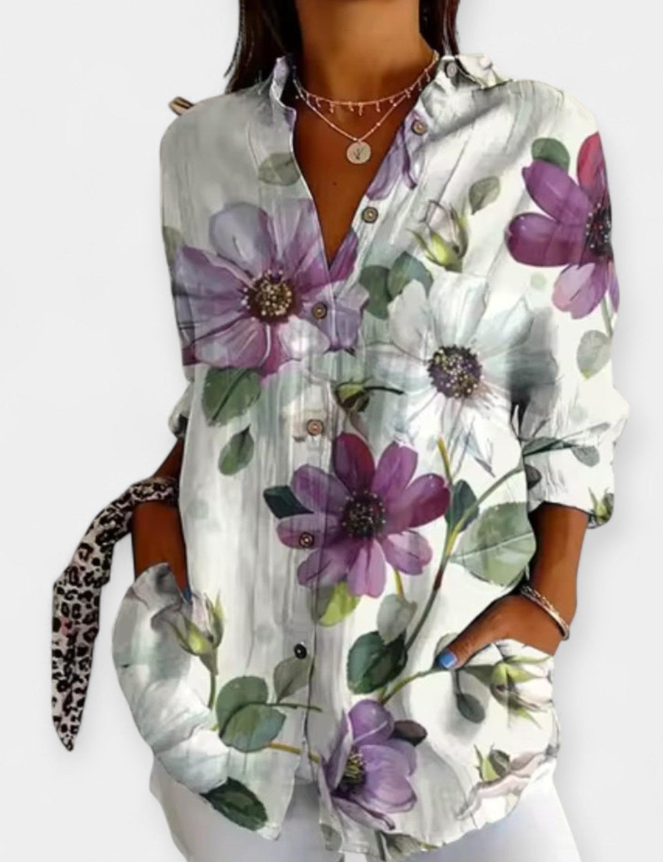 Frida | Camisa com estampado floral
