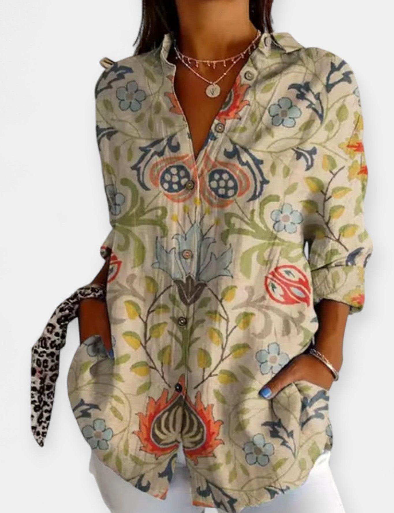 Frida | Camisa com estampado floral