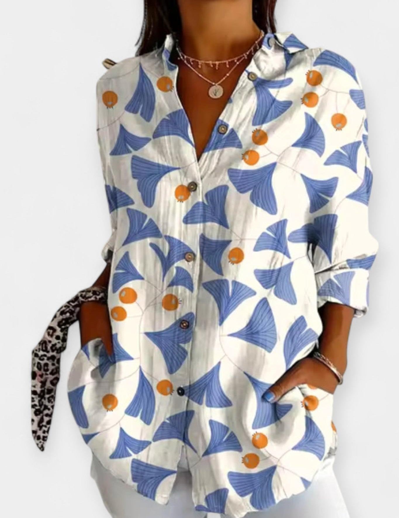 Frida | Camisa com estampado floral