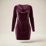 Alix | Vestido de veludo elegante