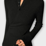 Gry | Pullover preto tricotado