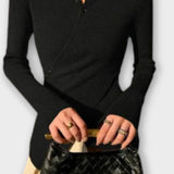 Gry | Pullover preto tricotado