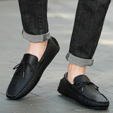 Mocassins de camurça feitos à mão