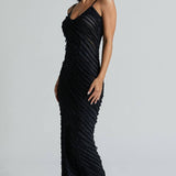 Solvi | Vestido preto elegante