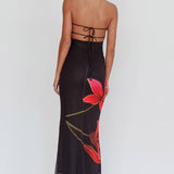 Svala | Vestido colorido sem alças