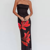 Svala | Vestido colorido sem alças