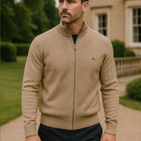 Jacquard™ | Cardigan de malha com fecho