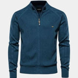 Jacquard™ | Cardigan de malha com fecho