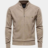 Jacquard™ | Cardigan de malha com fecho