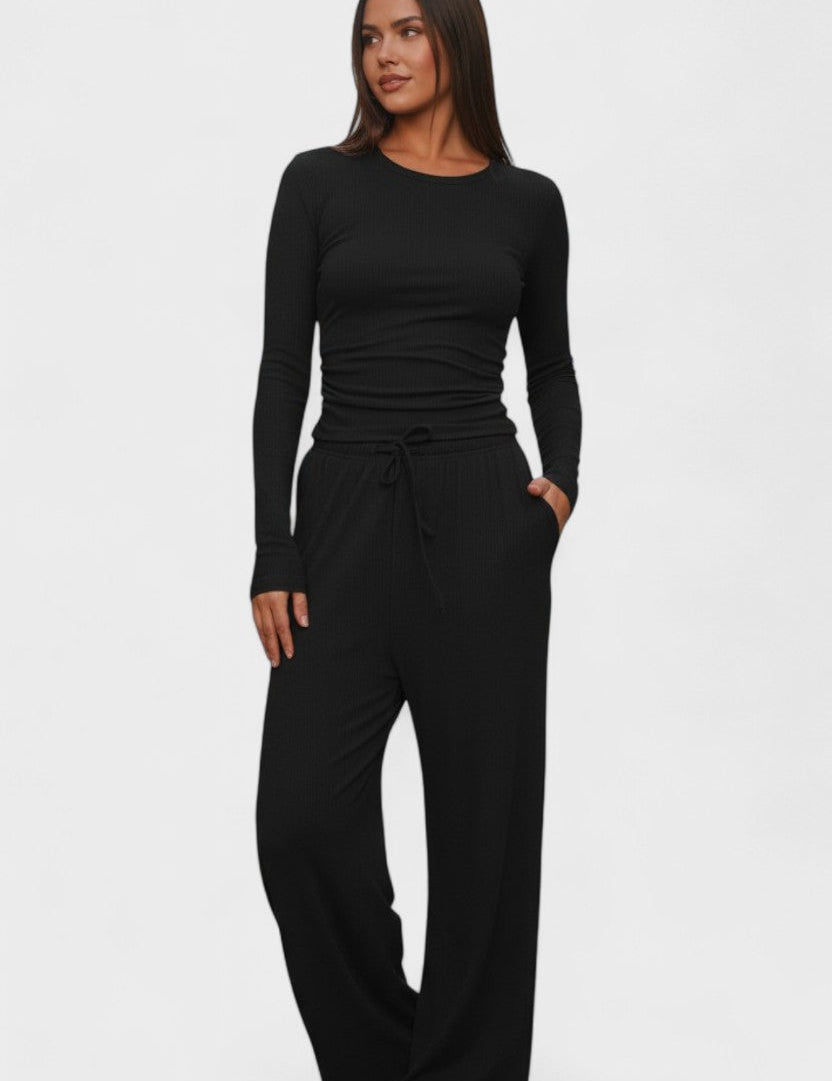 Jana™ | Conjunto solto com mangas longas