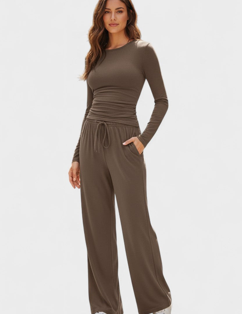 Jana™ | Conjunto solto com mangas longas