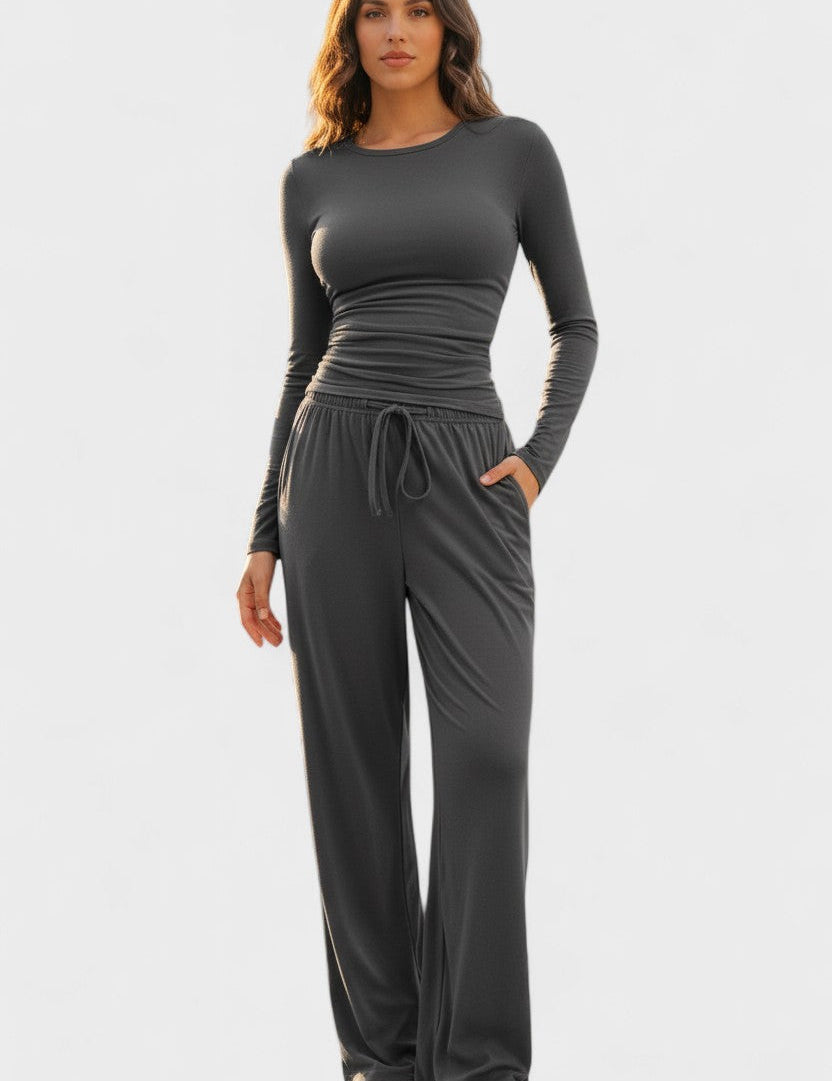 Jana™ | Conjunto solto com mangas longas