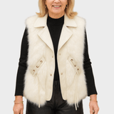 Katrin | Colete Elegante de Couro