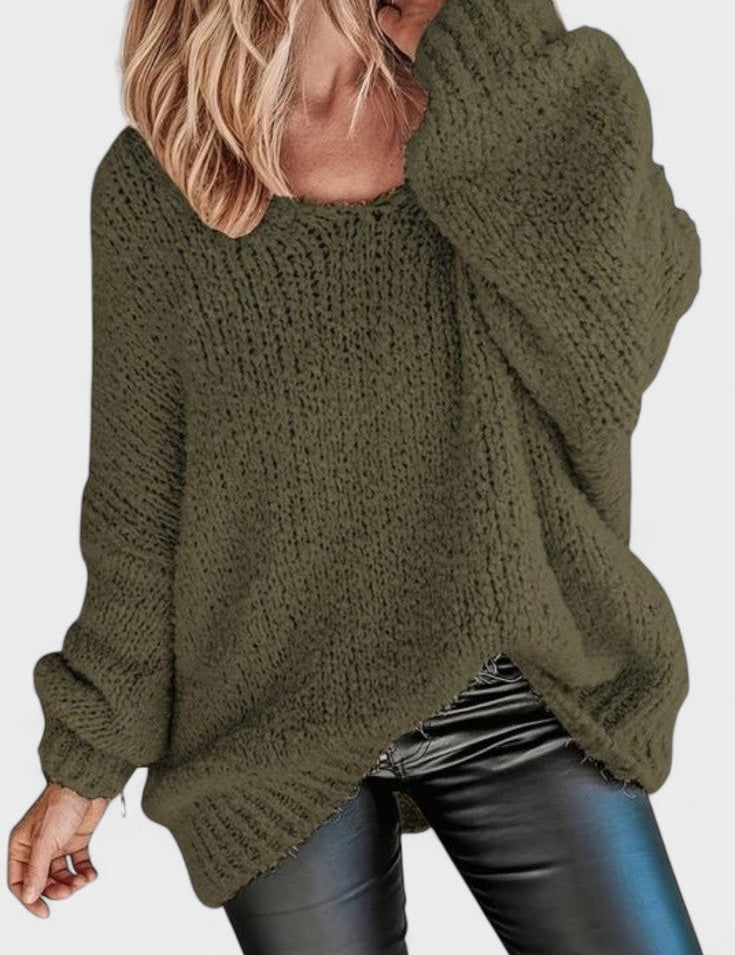 Katrine™ | Pullover leve com decote redondo