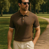 Keld™ | Pólo Trico Brownstone