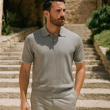 Keld™ | Pólo Trico Brownstone