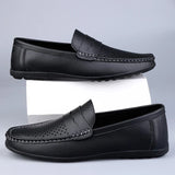 Mocassins Italianos Clássicos em Couro