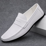 Mocassins Italianos Clássicos em Couro