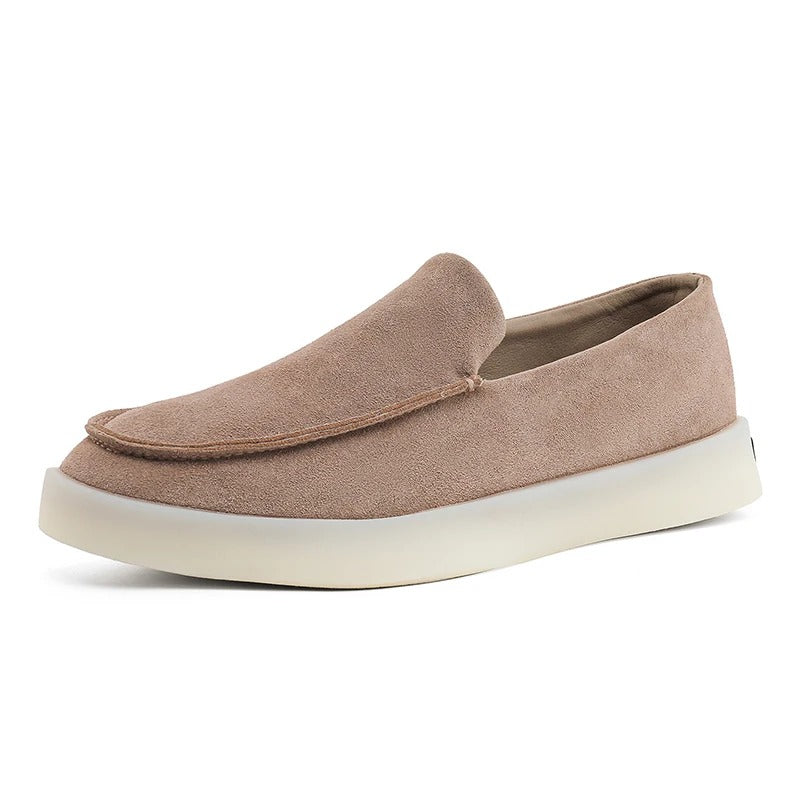 Mocassins de Negócio em Camurça Clássica